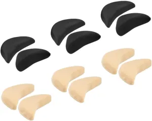 Casual Shoe Tip Cushions Forefoot Pads for High Heels Comfortable and Breathable Soft Sponge Inserts for Relief Reusable Nude