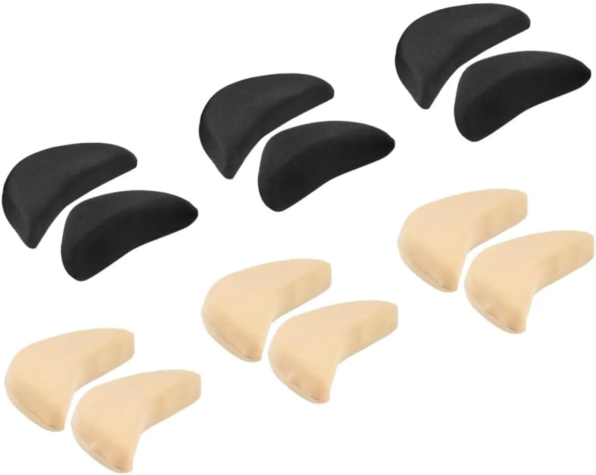 Casual Shoe Tip Cushions Forefoot Pads for High Heels Comfortable and Breathable Soft Sponge Inserts for Relief Reusable Nude
