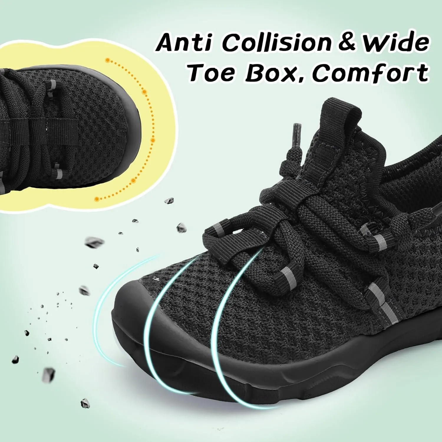 Centipede Demon Toddler Shoes Boys Girls Barefoot Shoes Kids Breathable Walking Running Shoe Slip on Sneakers Lightweight Outdoor Athletic Tennis Shoe