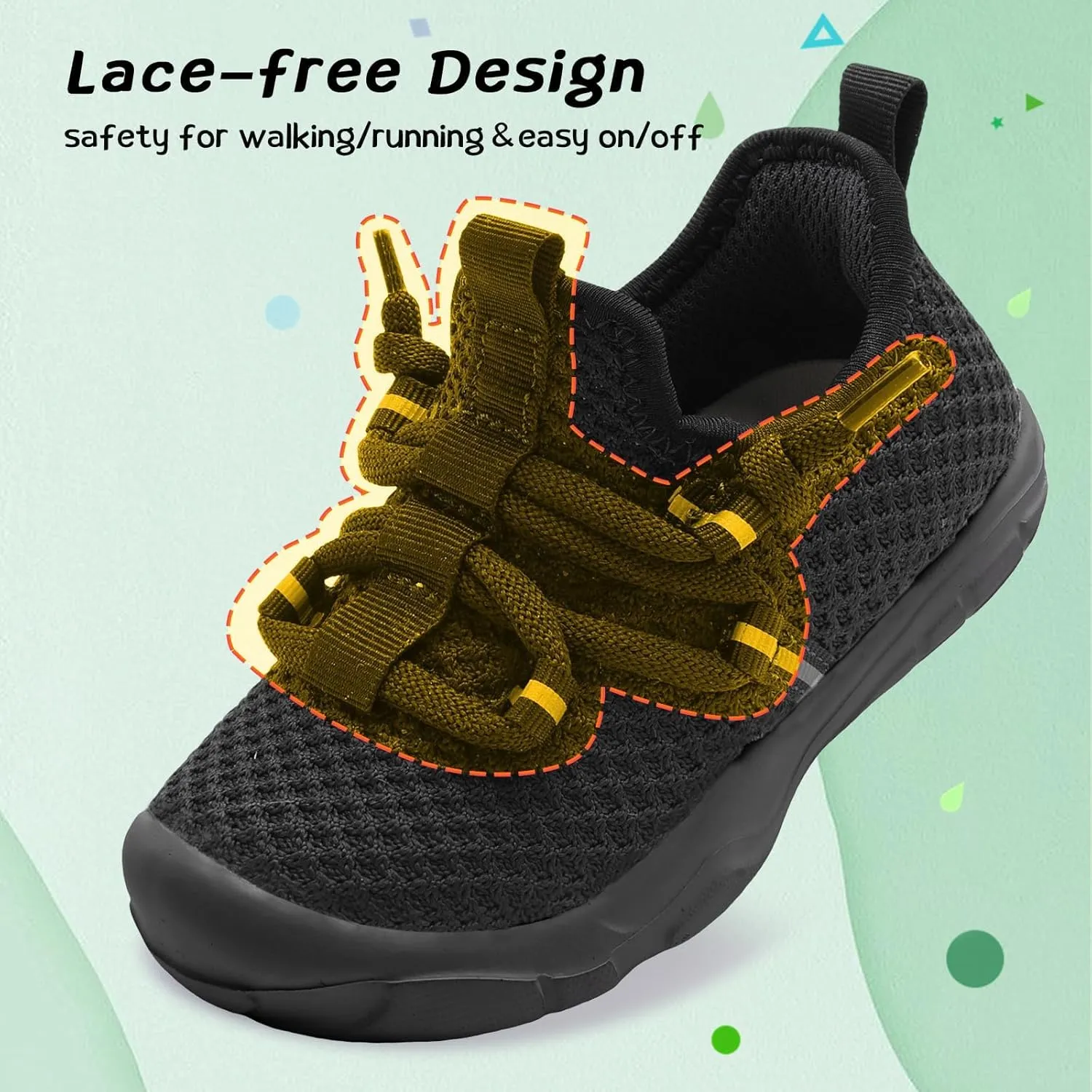 Centipede Demon Toddler Shoes Boys Girls Barefoot Shoes Kids Breathable Walking Running Shoe Slip on Sneakers Lightweight Outdoor Athletic Tennis Shoe