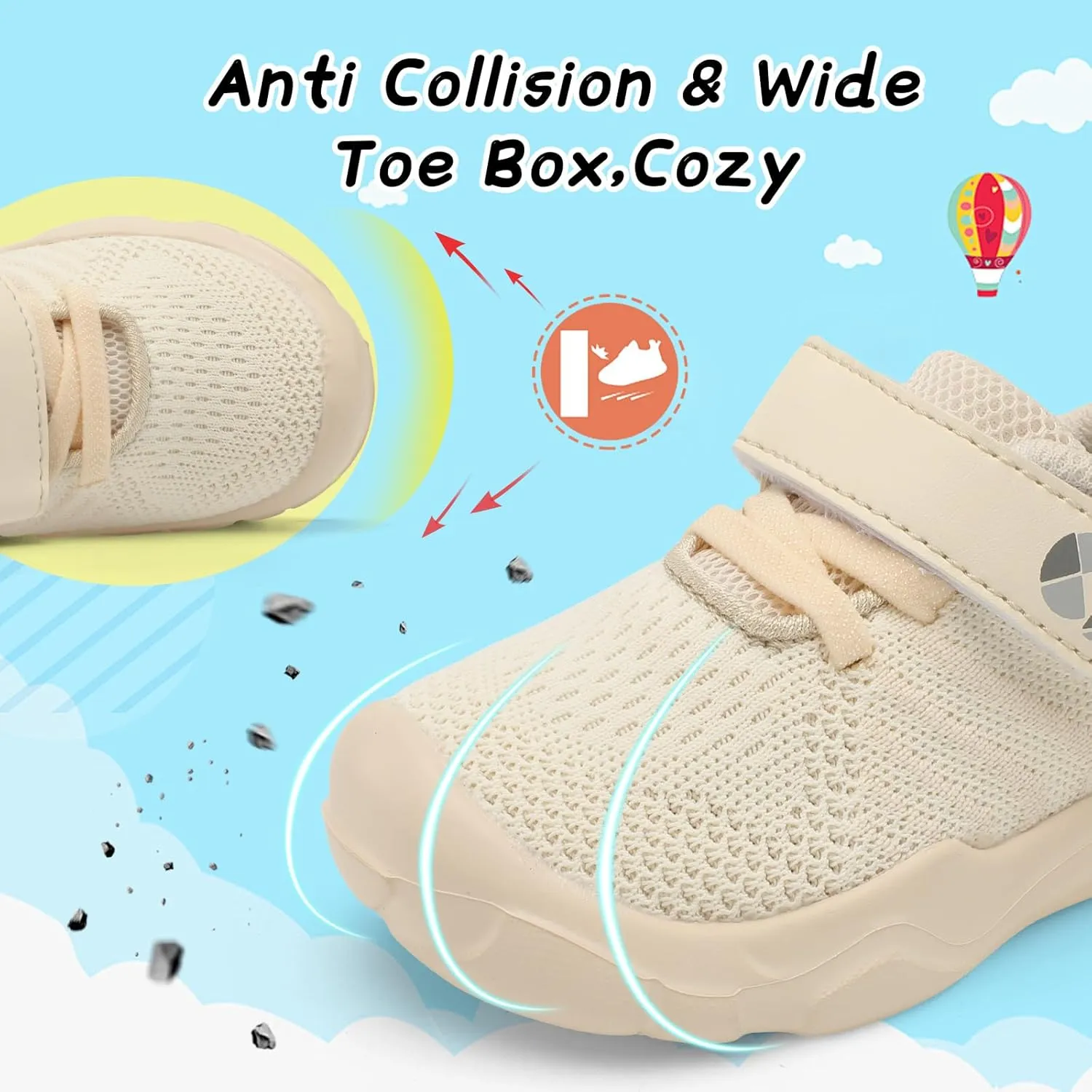 Centipede Demon Toddler Shoes Boys Girls Breathable Sneakers Kids Barefoot Shoes Lightweight Walking Running Shoe Outdoor Athletic Tennis Shoe