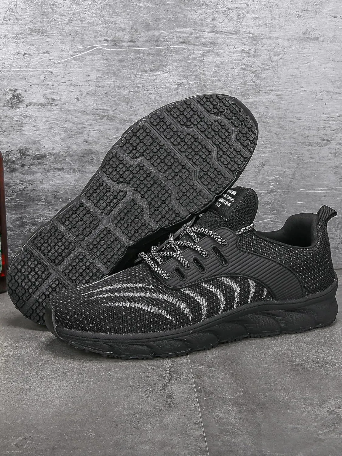 Chef Shoes for Men,Food Service Shoe Non Slip Water Resistance Comfortable Lightweight Work Shoes
