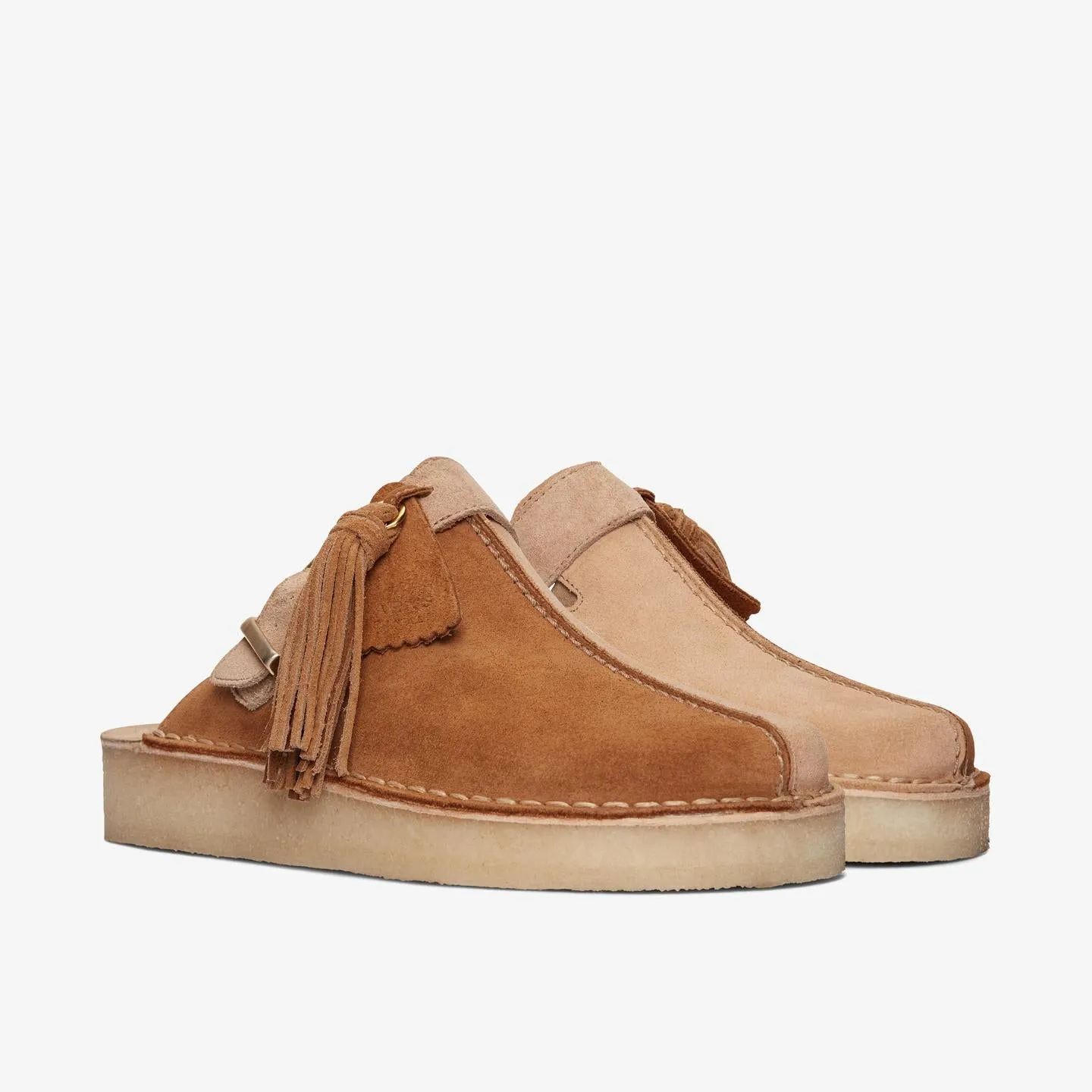 Clarks Women's Trek Mule Light Tan Combi 26169975