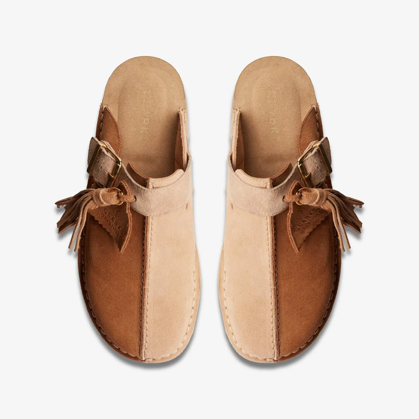 Clarks Women's Trek Mule Light Tan Combi 26169975