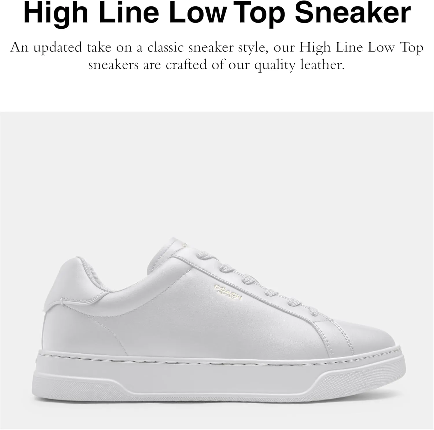 COACH Men's High Line Sneaker