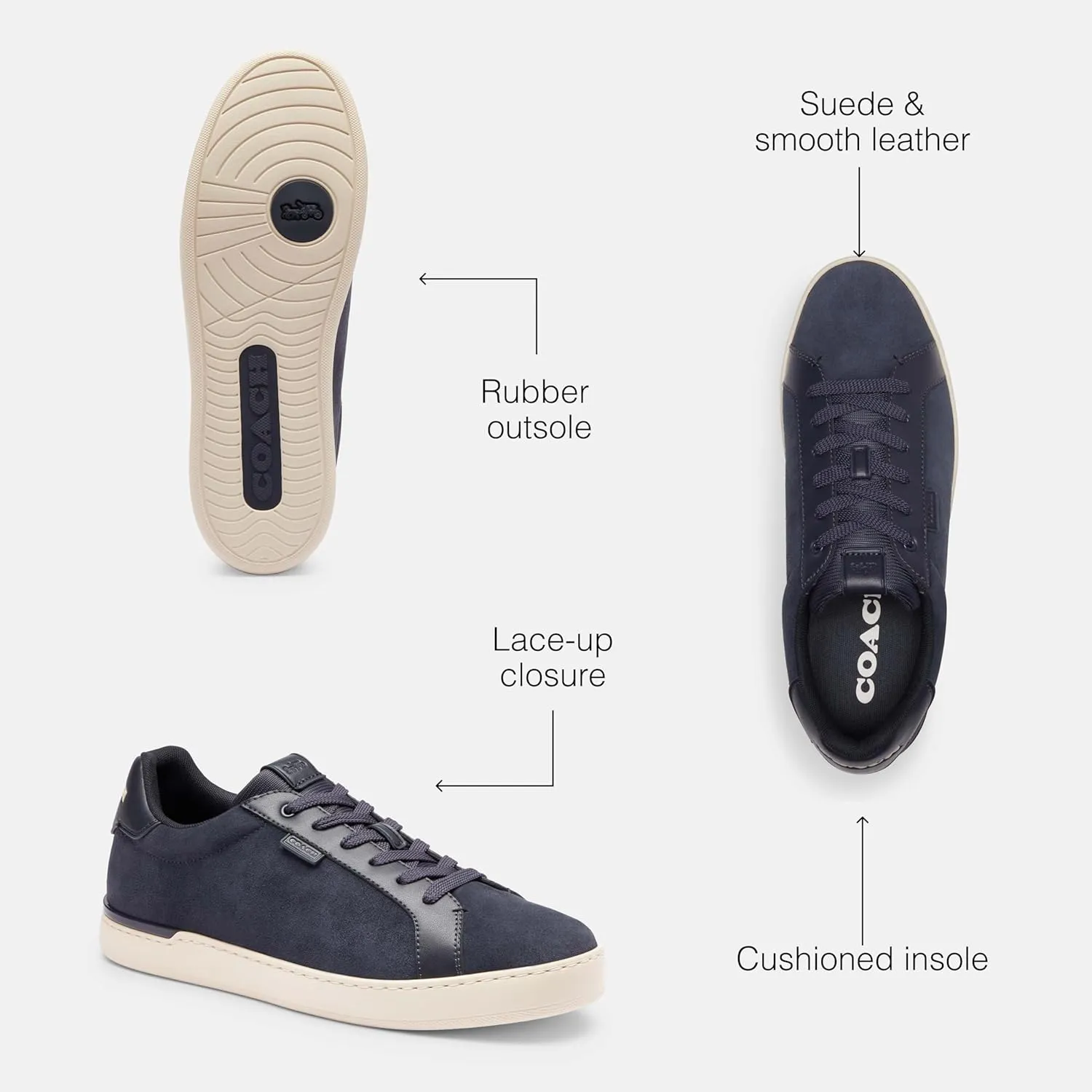 Coach Men's Lowline Suede Sneaker