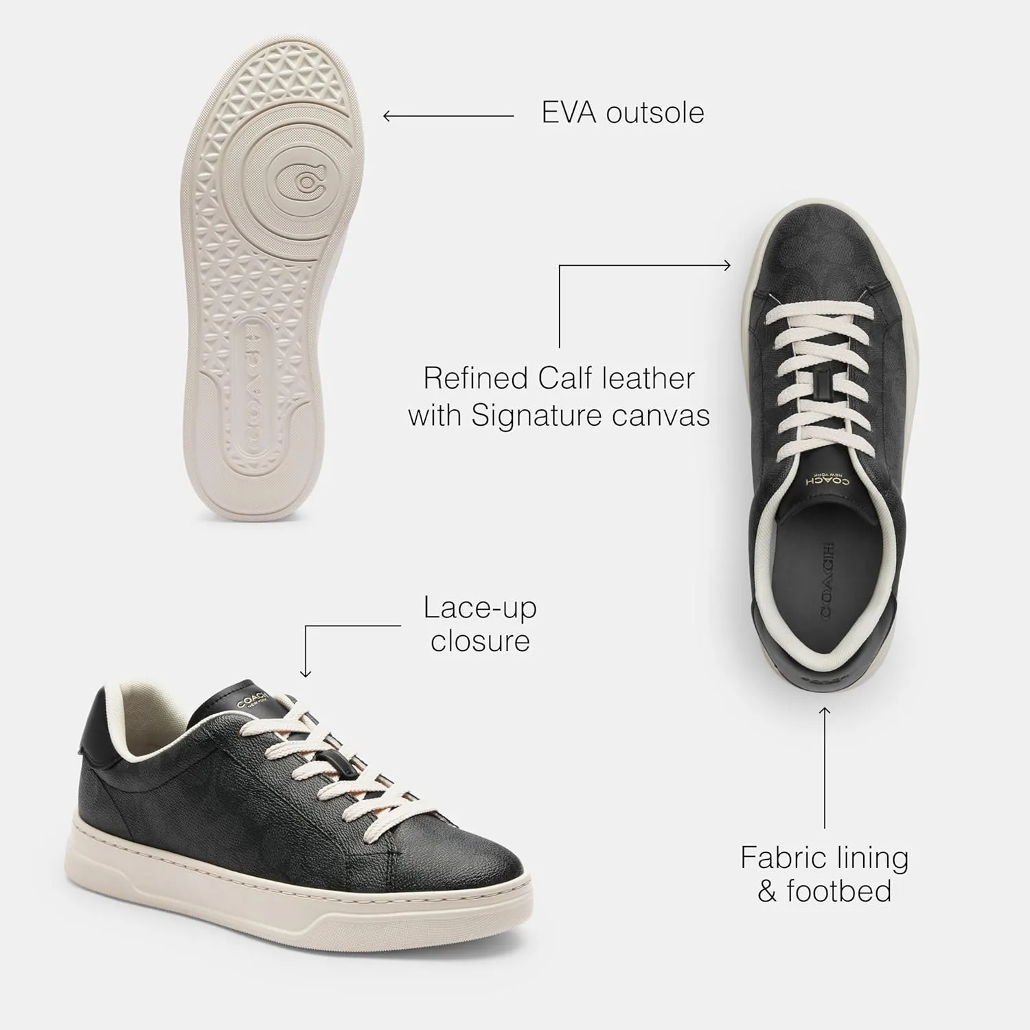 COACH Women's High Line Sneaker