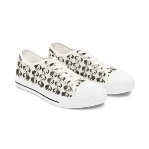 Colorful Women's Low Top Sneaker Dog Print Sneakers