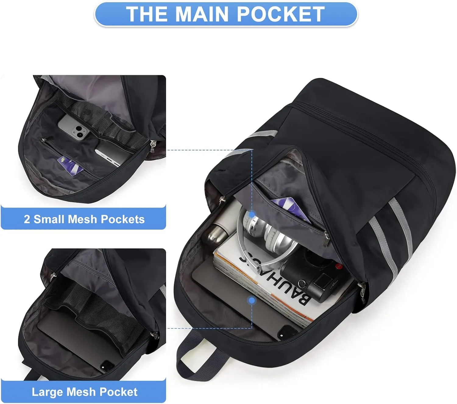 Coofay Gym Backpack for Women - Waterproof, Lightweight, Sports Travel Gym Bag with Shoe Compartment