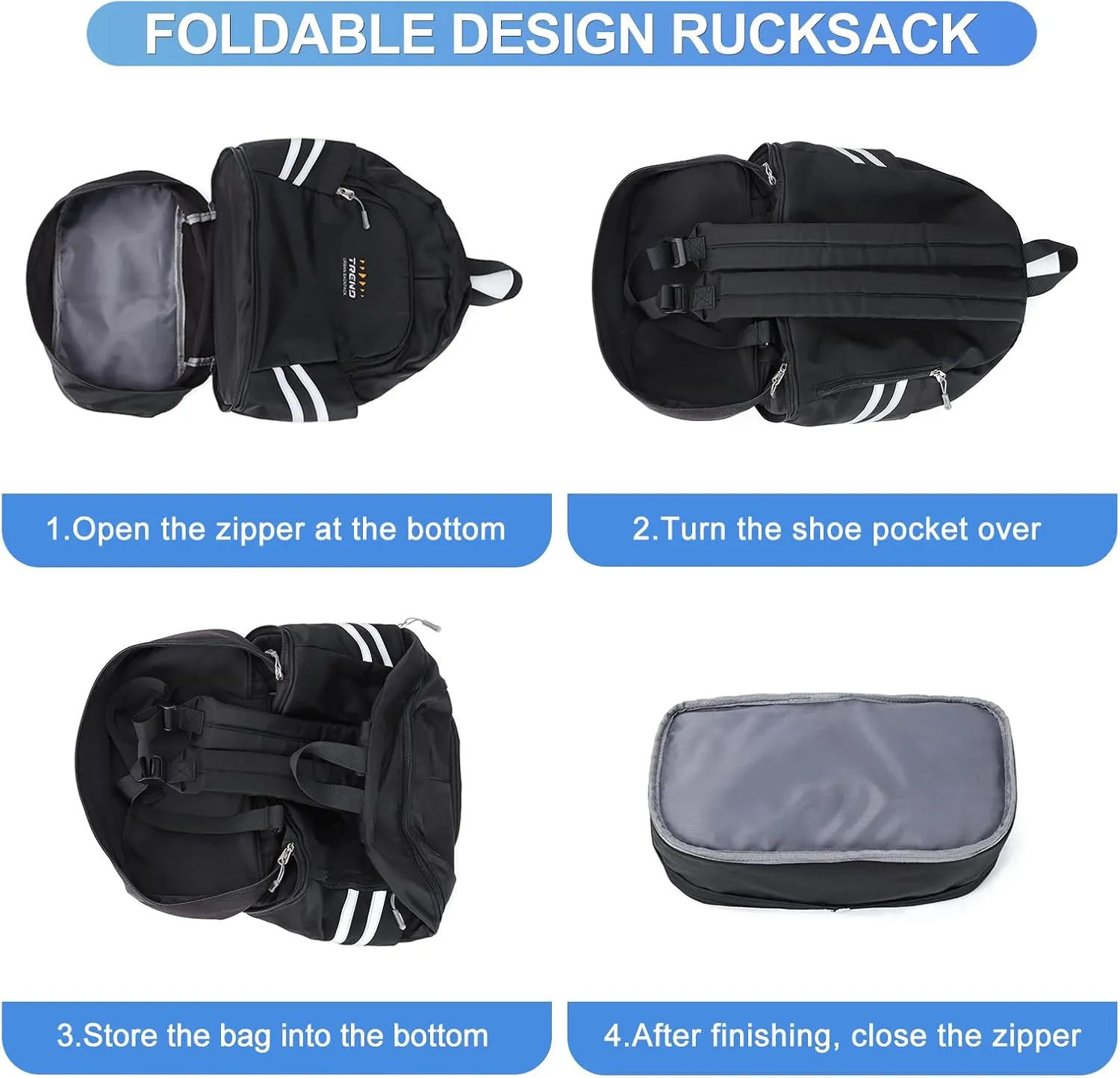 Coofay Gym Backpack for Women - Waterproof, Lightweight, Sports Travel Gym Bag with Shoe Compartment