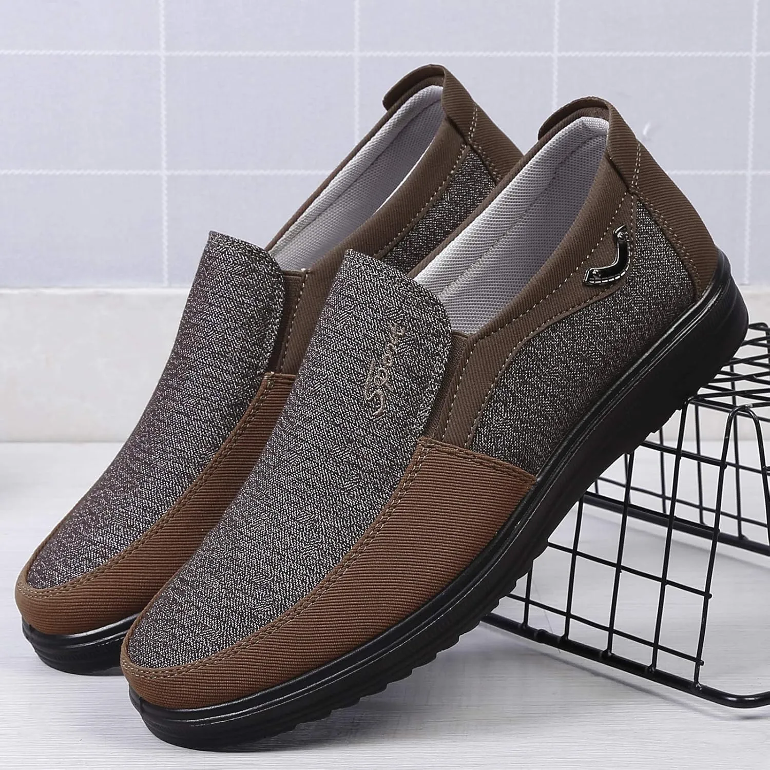 COSIDRAM Mens Loafer Casual Shoes Comfort Lightweight Driving Travel Walking Shoes for Adult Male