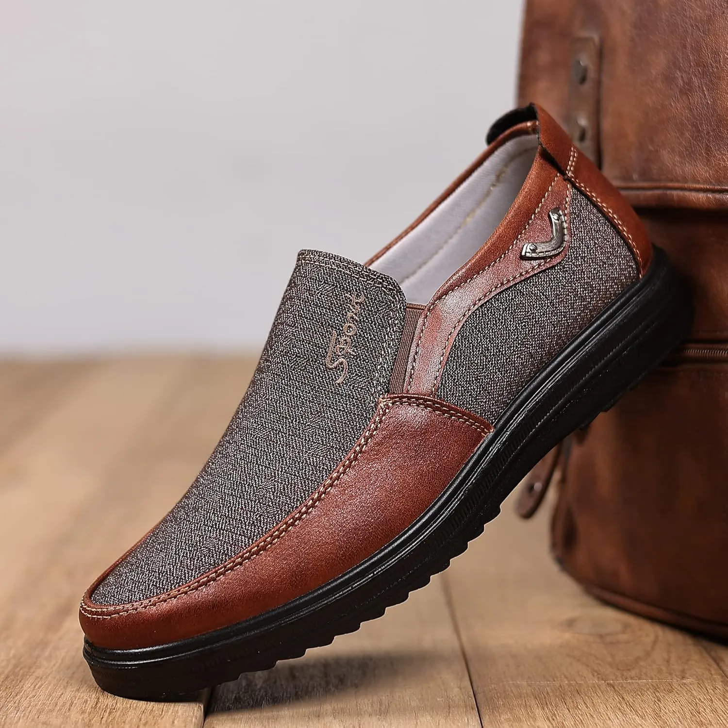 COSIDRAM Mens Loafer Casual Shoes Comfort Lightweight Driving Travel Walking Shoes for Adult Male