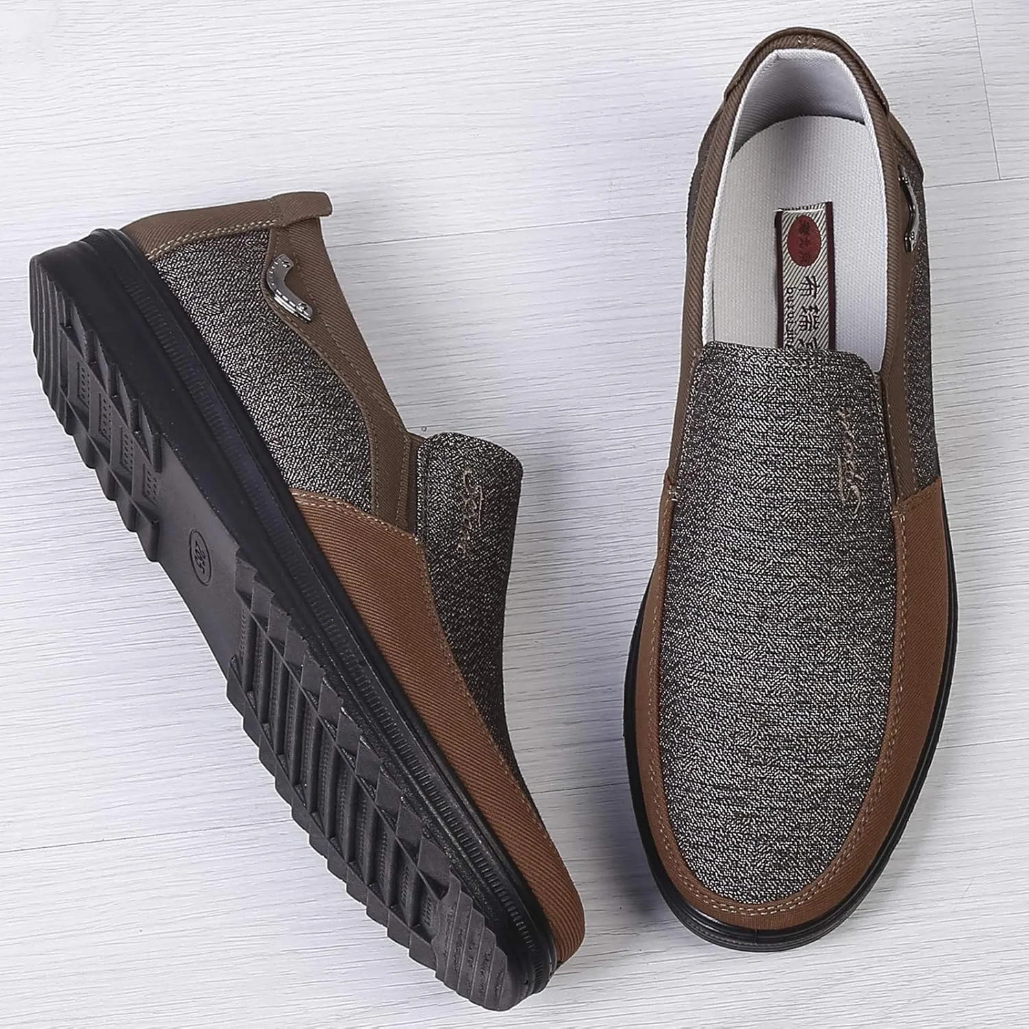 COSIDRAM Mens Loafer Casual Shoes Comfort Lightweight Driving Travel Walking Shoes for Adult Male