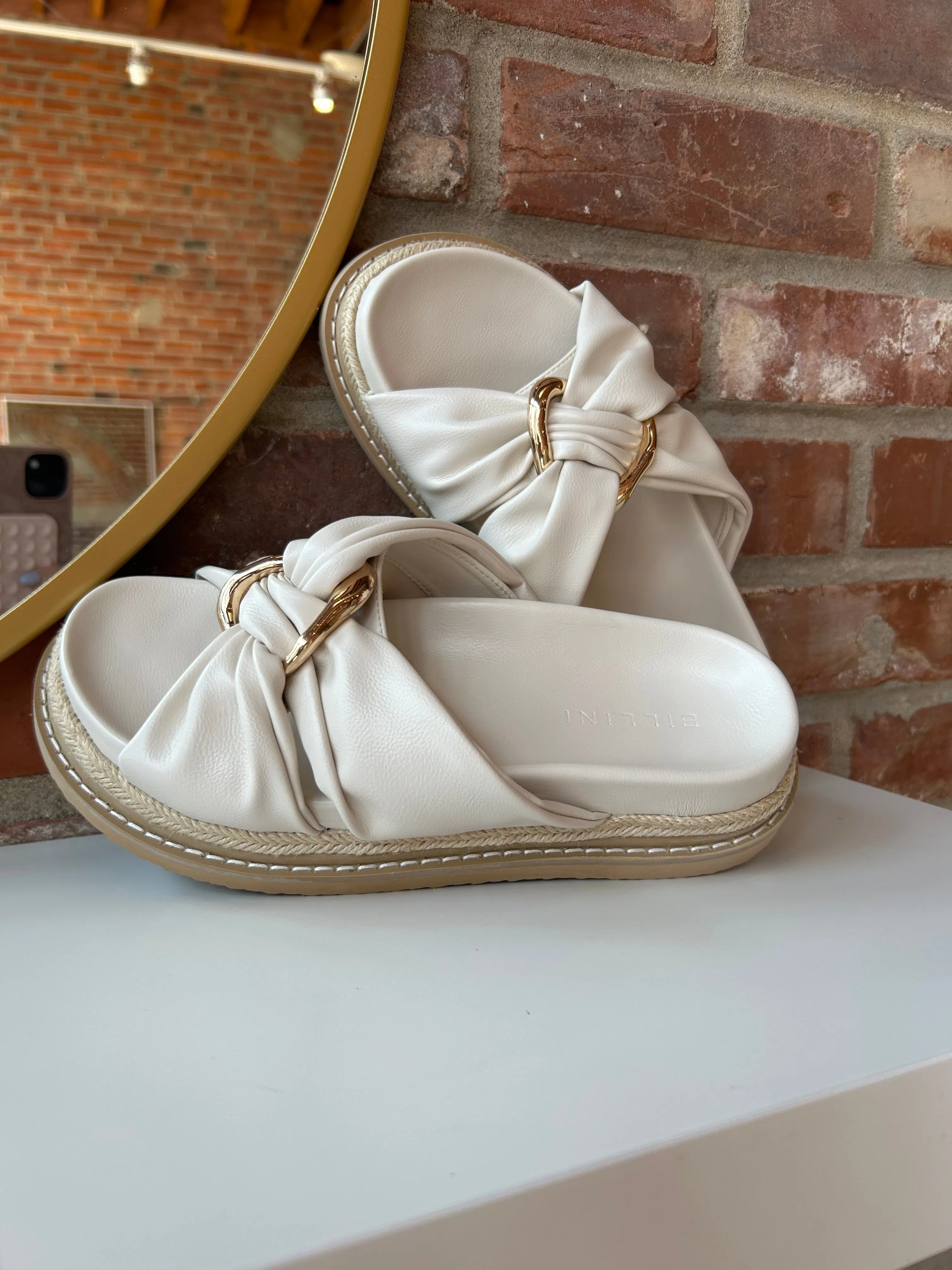 Cove Gold Embellished Sandal