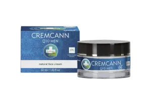 CREMCANN Q10 MEN All-Natural Moisturizing Men's Face Cream with Organic Hemp and Coenzyme Q10 for Sensitive Skin, 1.7 oz