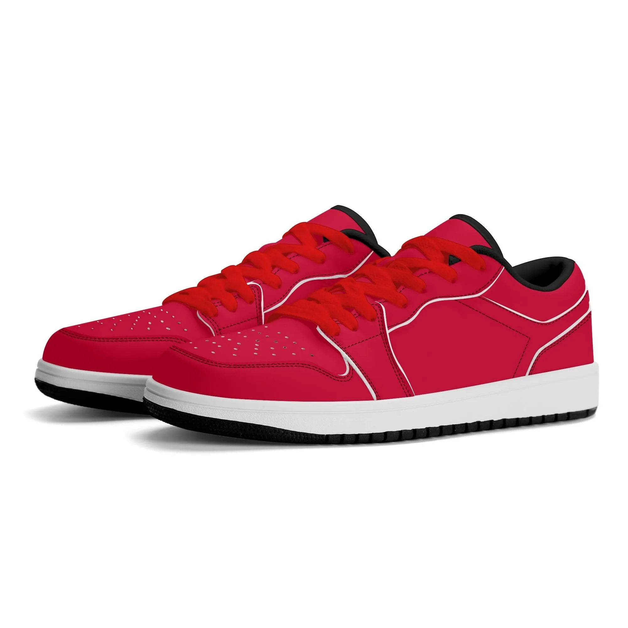 Crimson Low Top Leder Sneaker für Damen