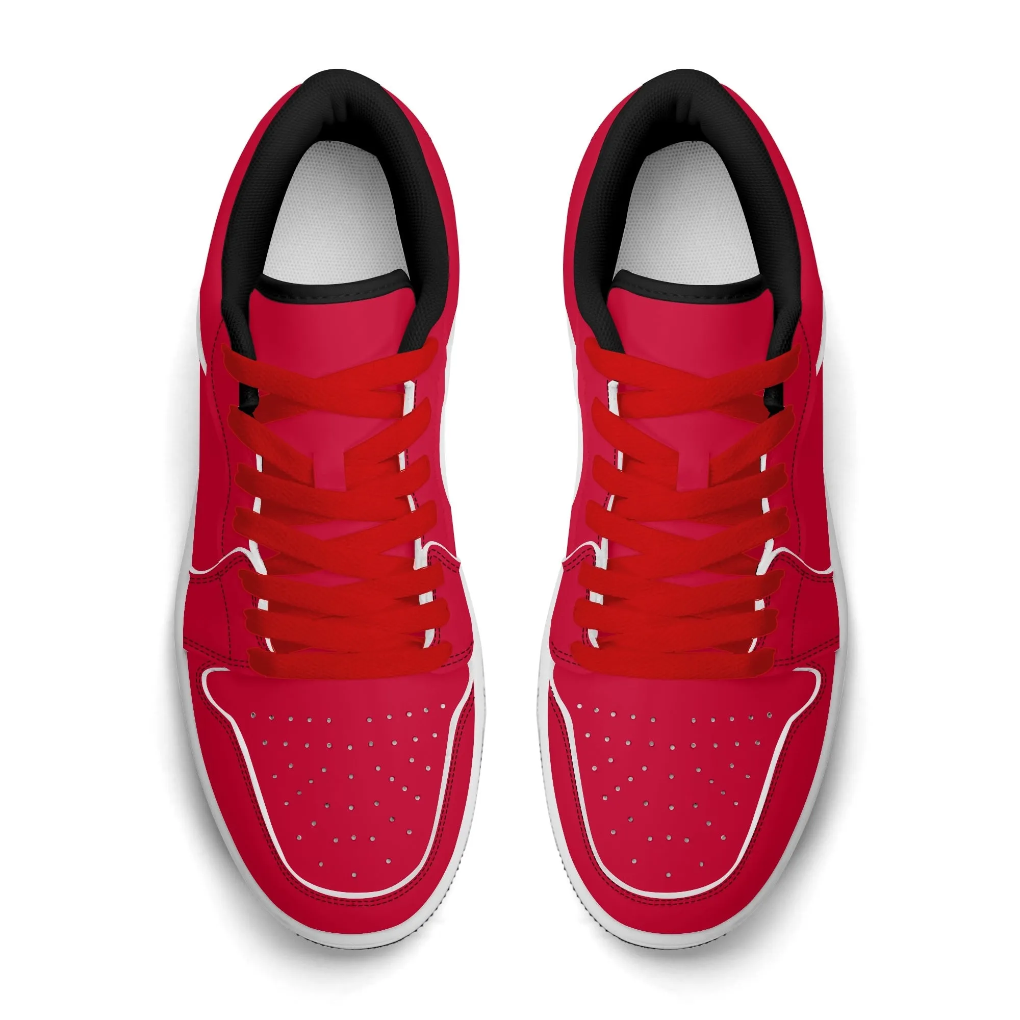 Crimson Low Top Leder Sneaker für Damen