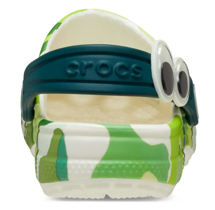 Crocs Classic Glow Slime Monsters Clogs- Glow Green