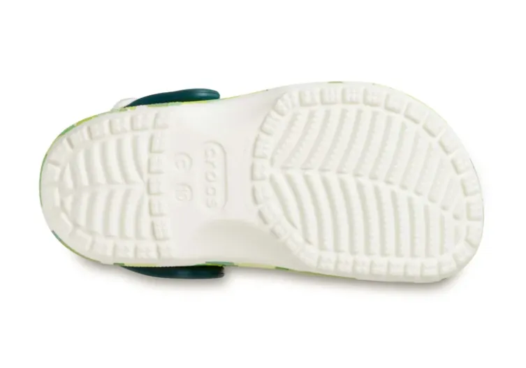 Crocs Classic Glow Slime Monsters Clogs- Glow Green