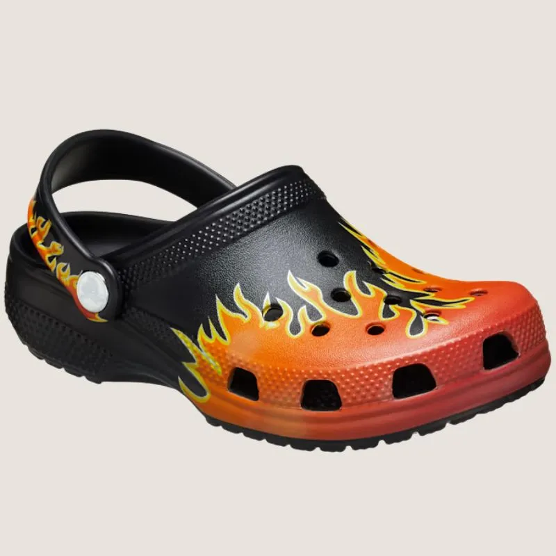 Crocs Kids Classic Flames Clog