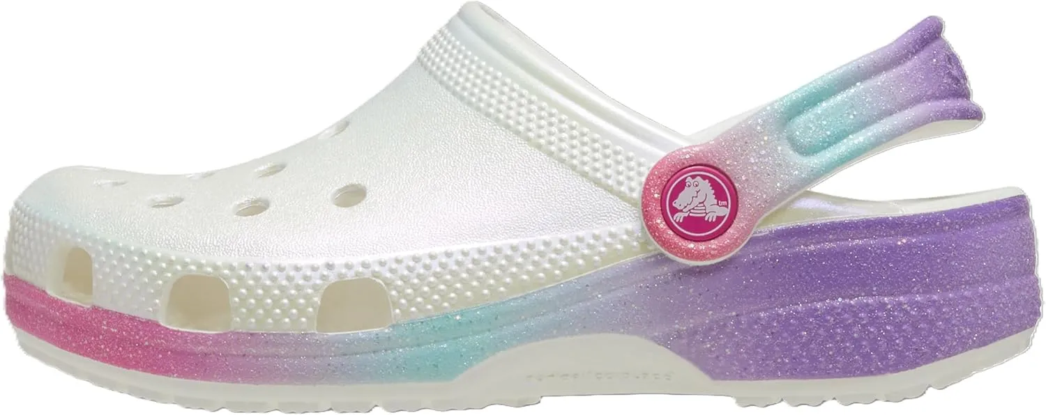 Crocs Kids' Classic Glitter Clog