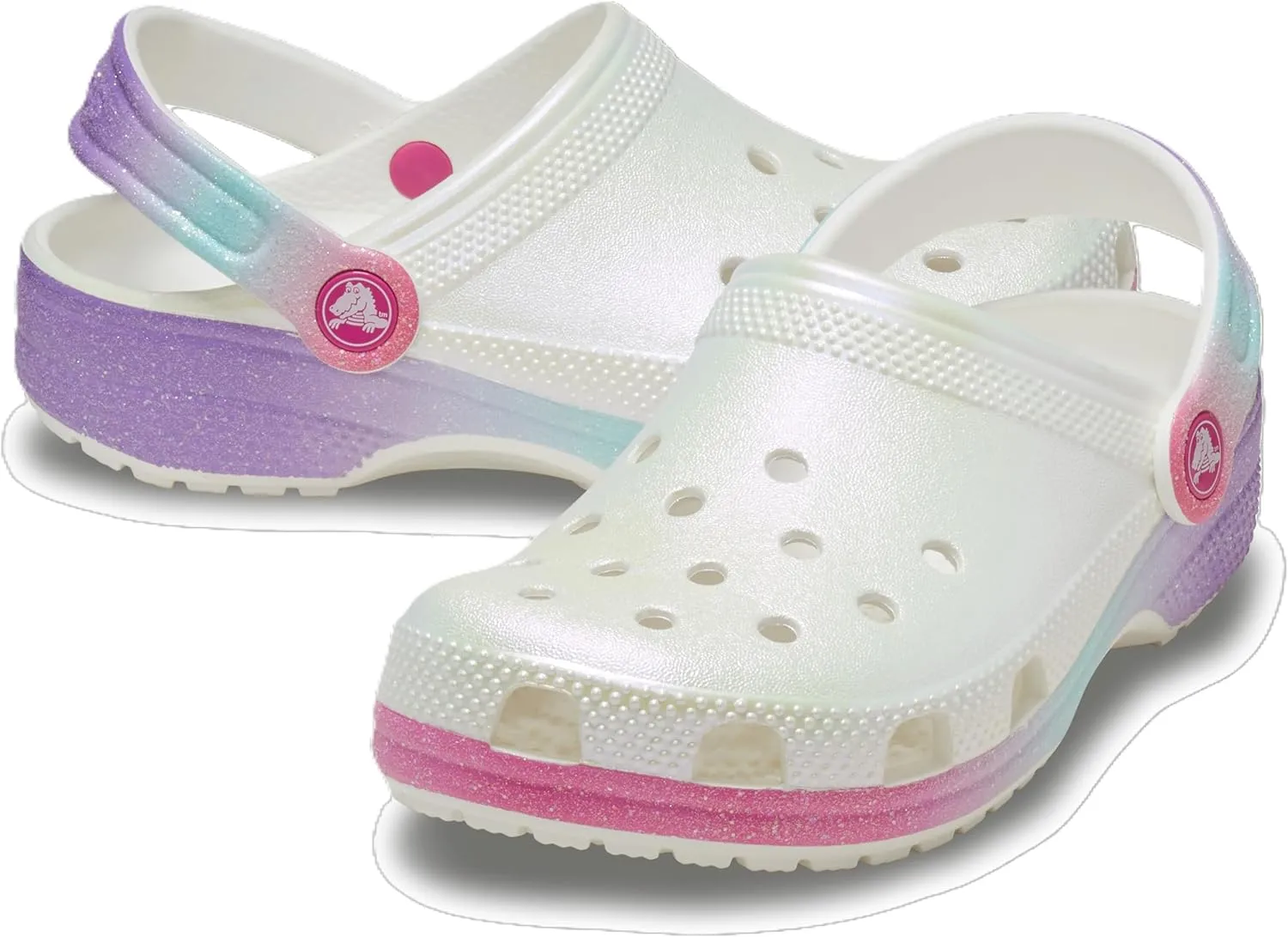 Crocs Kids' Classic Glitter Clog