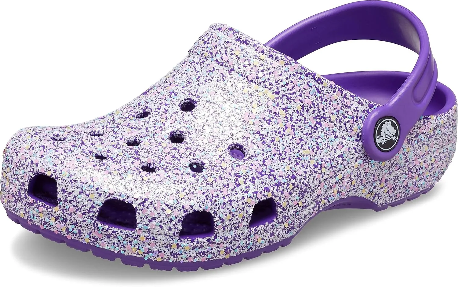Crocs Kids' Classic Glitter Clog