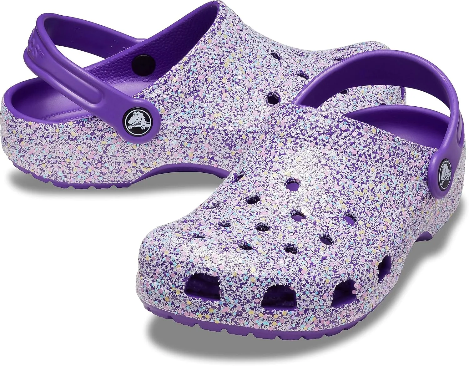 Crocs Kids' Classic Glitter Clog