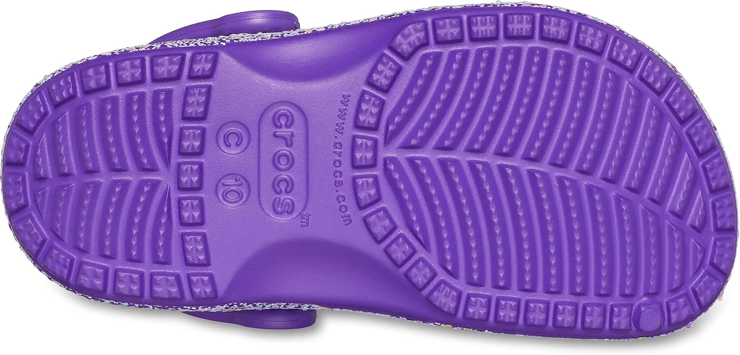 Crocs Kids' Classic Glitter Clog