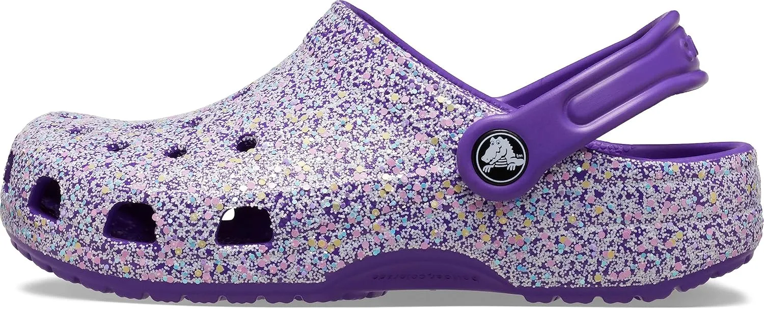 Crocs Kids' Classic Glitter Clog