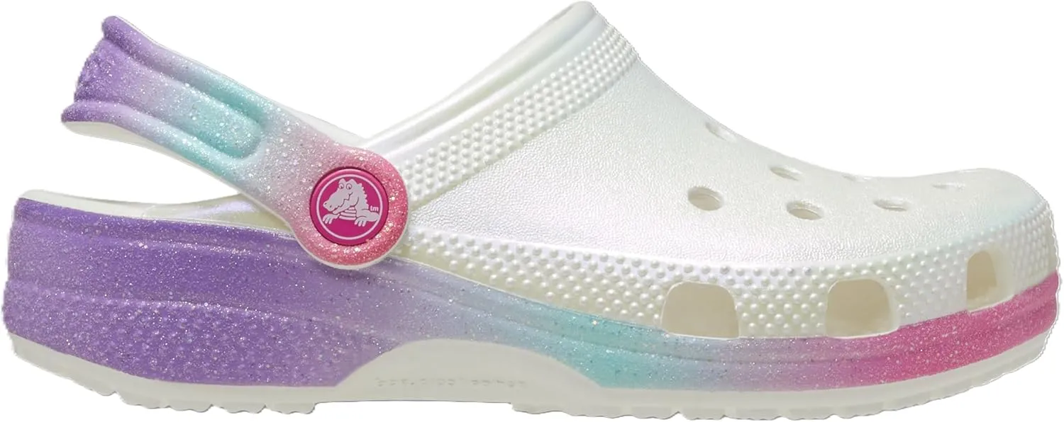 Crocs Kids' Classic Glitter Clog