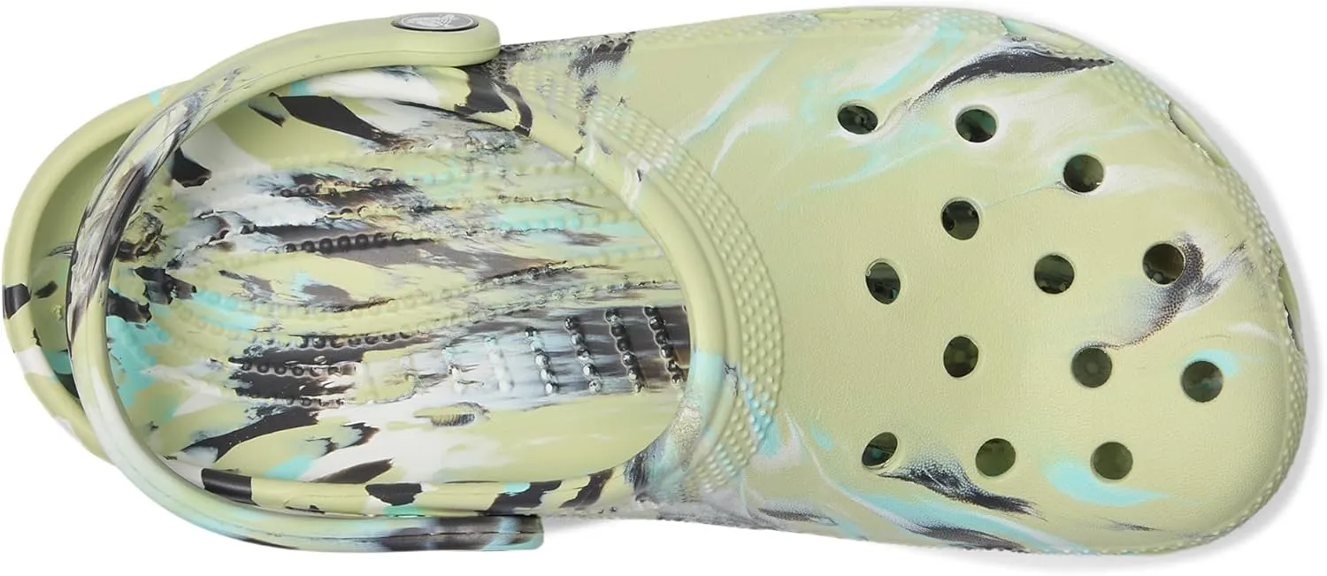 Crocs Kids' Classic Marbled Tie-Dye Clog