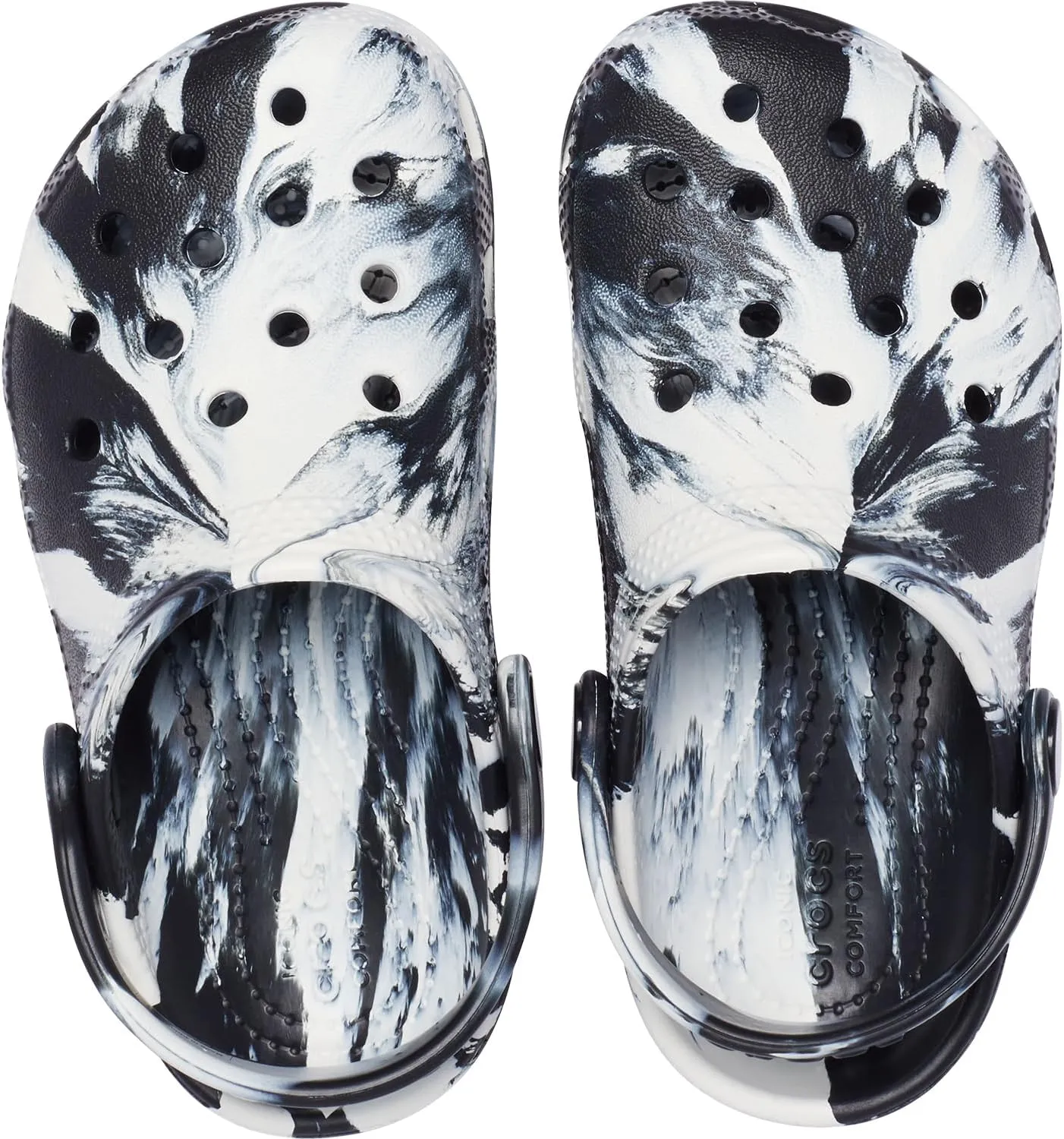 Crocs Kids' Classic Marbled Tie-Dye Clog