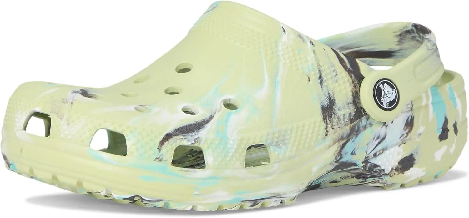 Crocs Kids' Classic Marbled Tie-Dye Clog