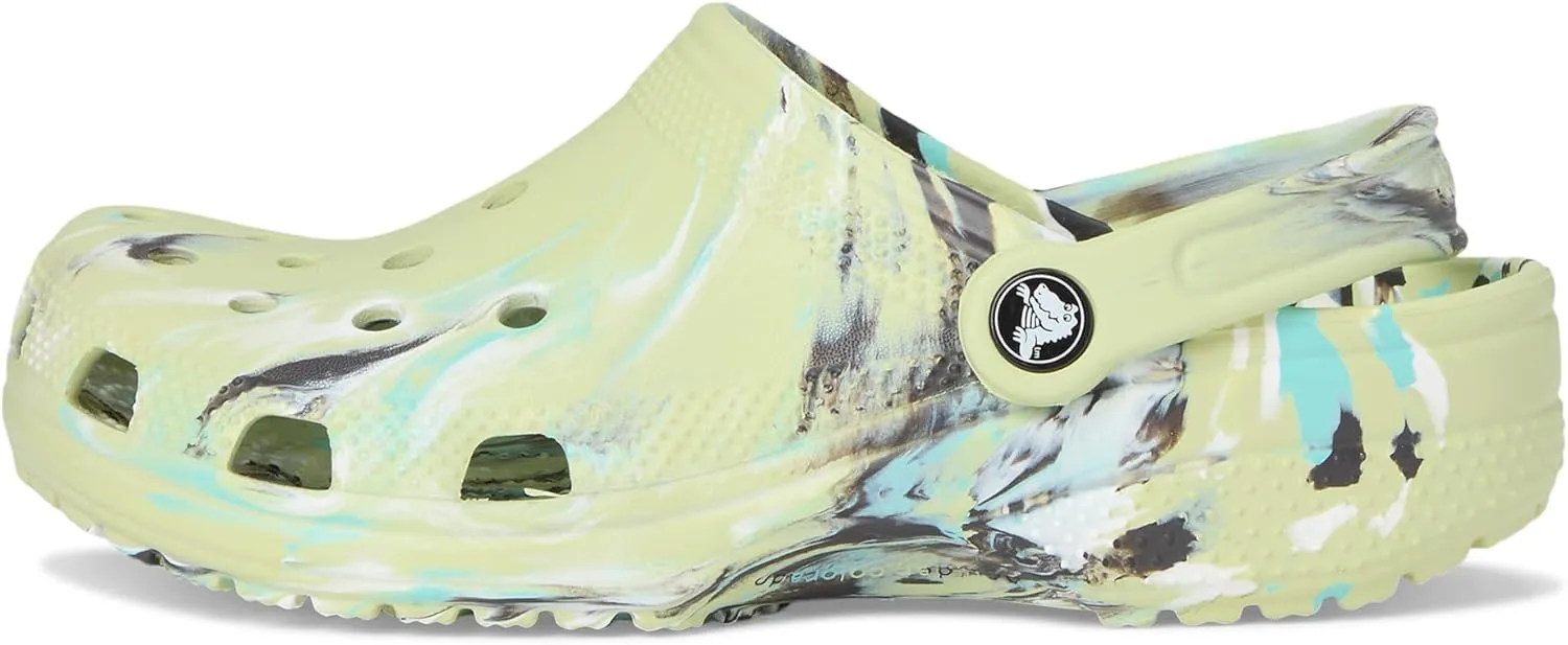 Crocs Kids' Classic Marbled Tie-Dye Clog
