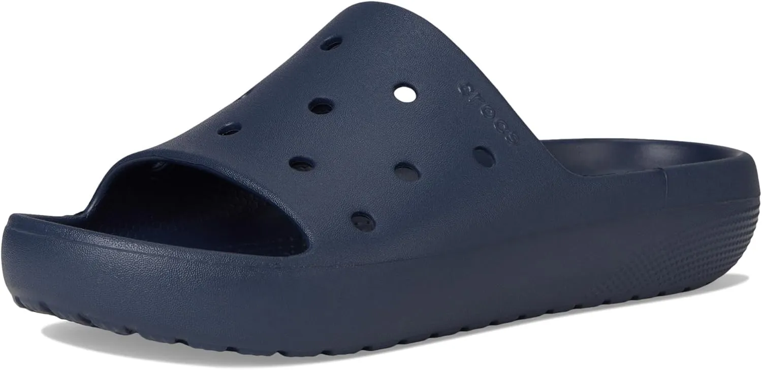 Crocs Unisex-Adult Classic Geometric Slide v2 Black