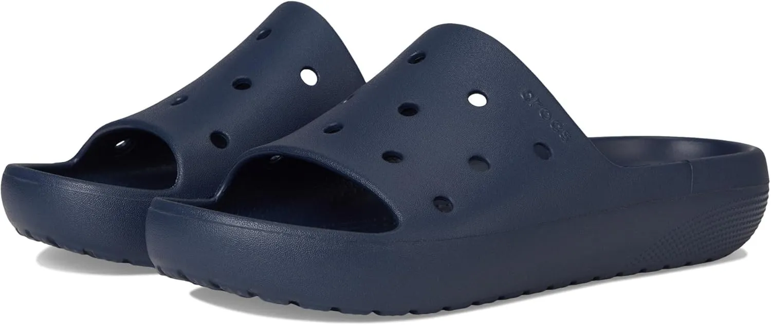 Crocs Unisex-Adult Classic Geometric Slide v2 Black