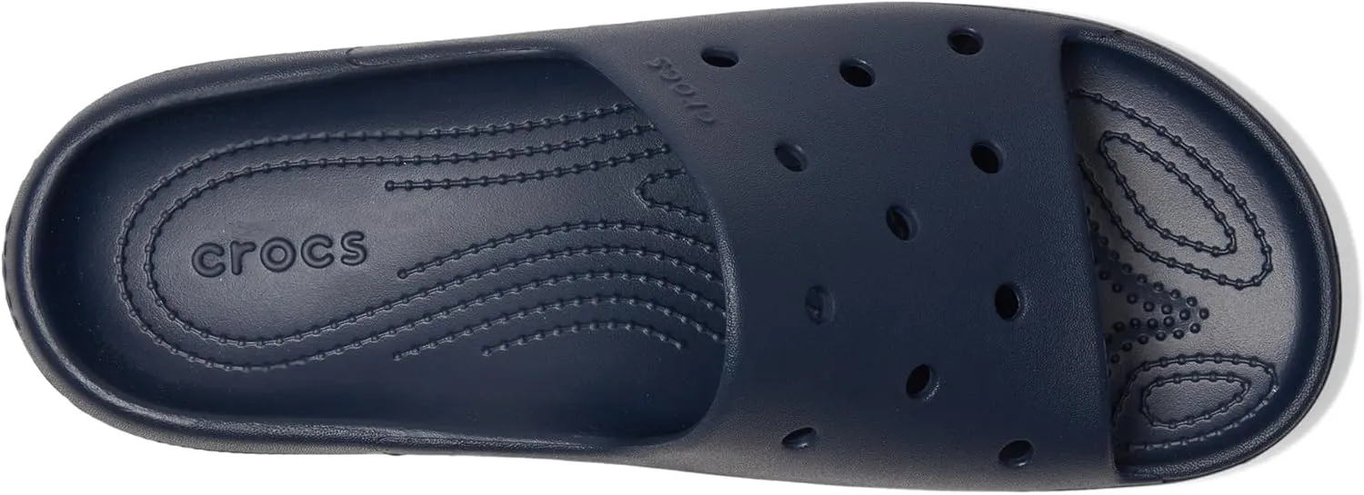 Crocs Unisex-Adult Classic Geometric Slide v2 Black