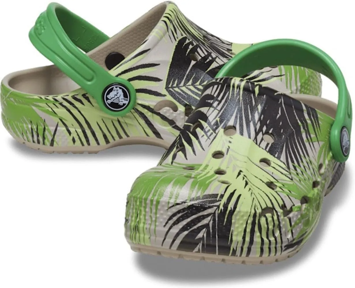 Crocs Unisex-Child Baya Graphic Tie-Dye Clogs