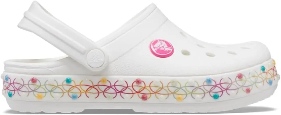 Crocs Unisex-Child Crocband Rainbow Band Clog