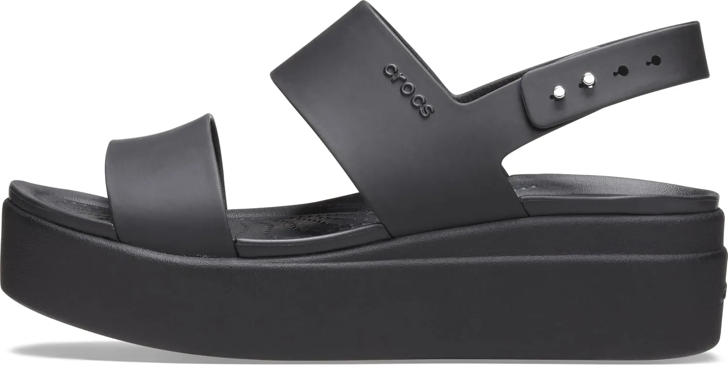 Crocs Women’s Brooklyn Low Wedges, Platform Sandals