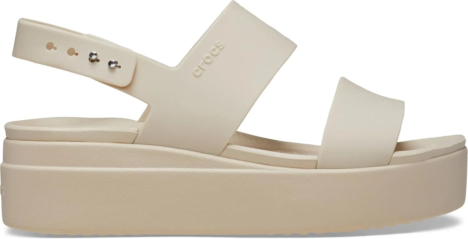 Crocs Women’s Brooklyn Low Wedges, Platform Sandals