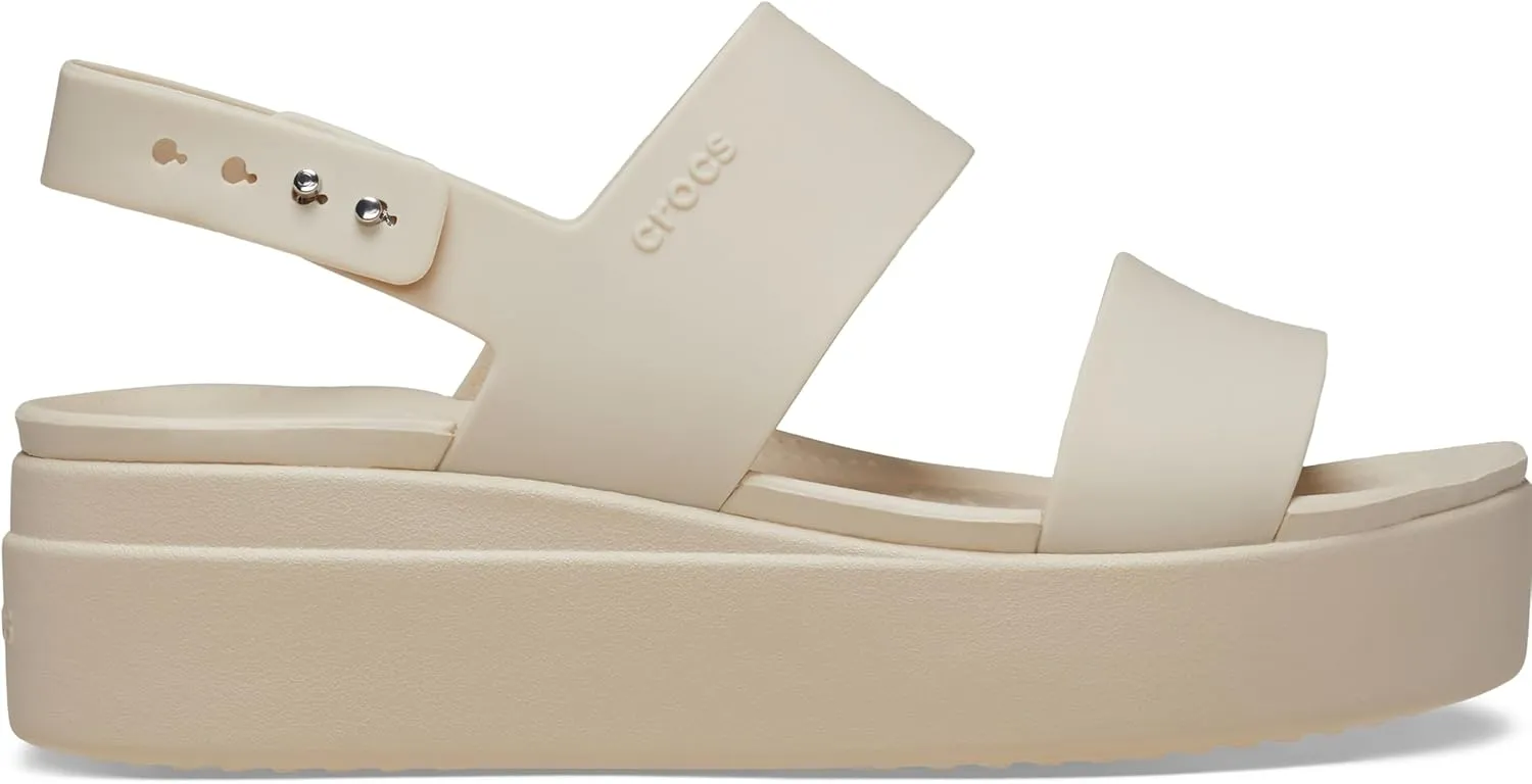 Crocs Women’s Brooklyn Low Wedges, Platform Sandals
