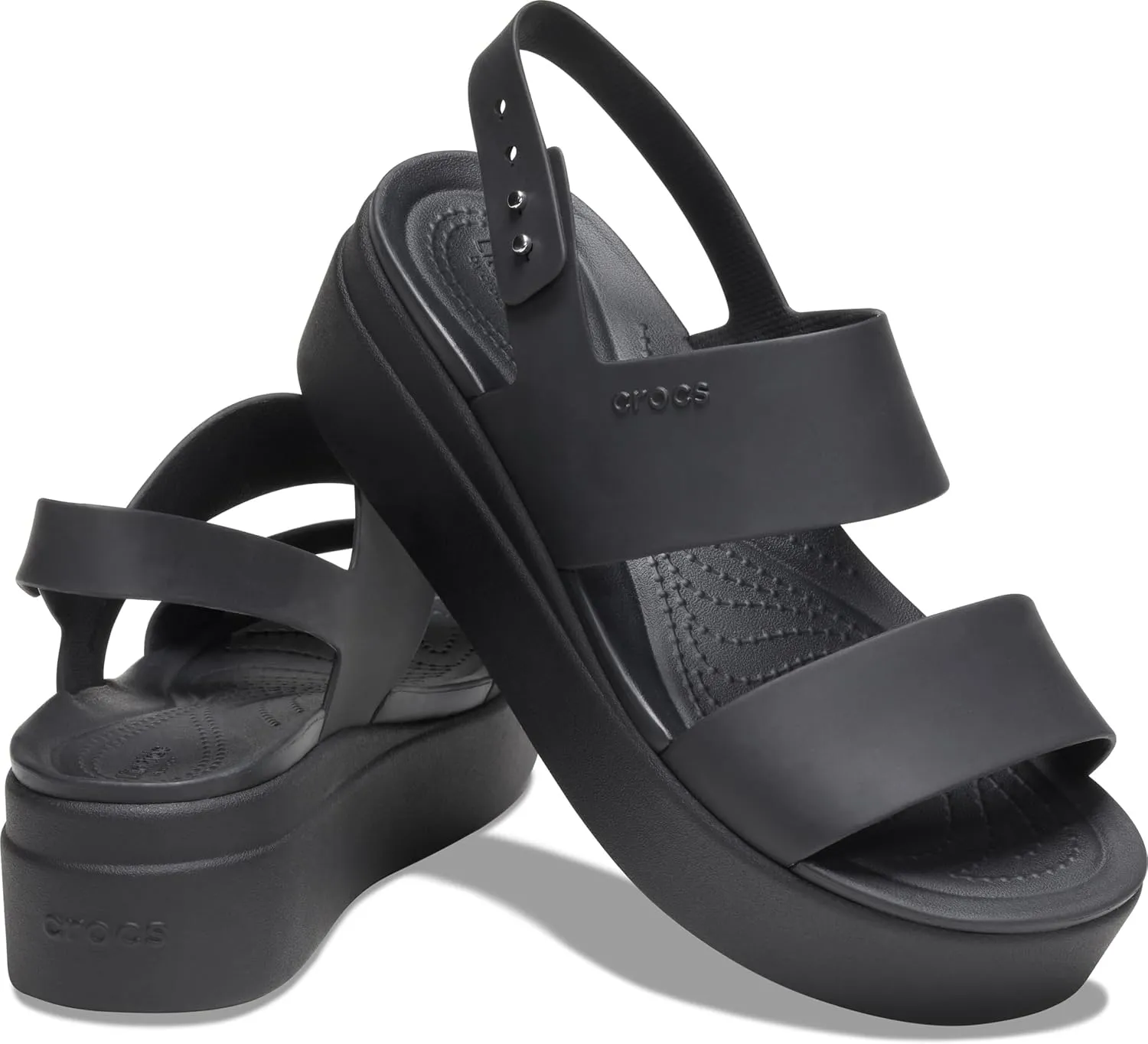 Crocs Women’s Brooklyn Low Wedges, Platform Sandals