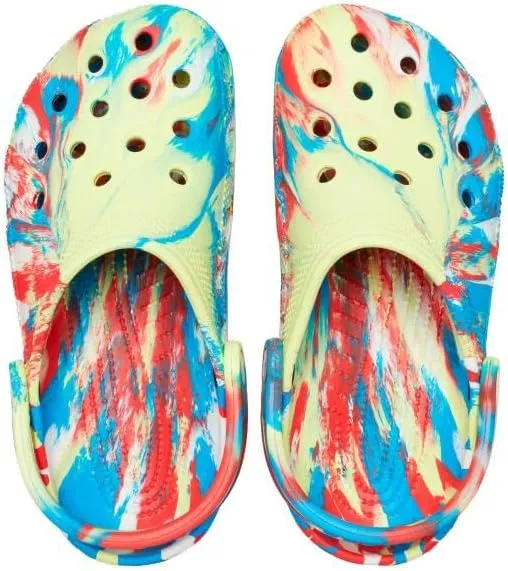 Crocs Women's Classic Marbled Tie-dye Clogs