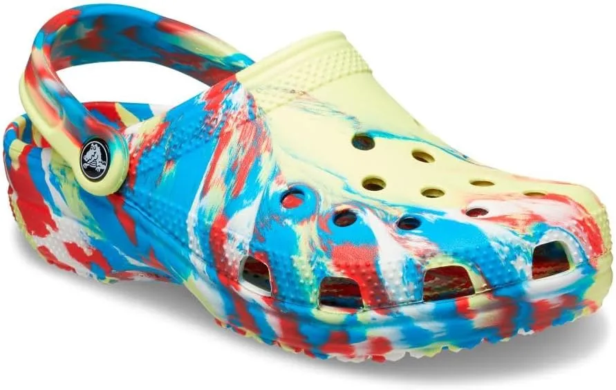 Crocs Women's Classic Marbled Tie-dye Clogs