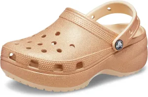 Crocs Women's Classic Platform Glitter Clog
