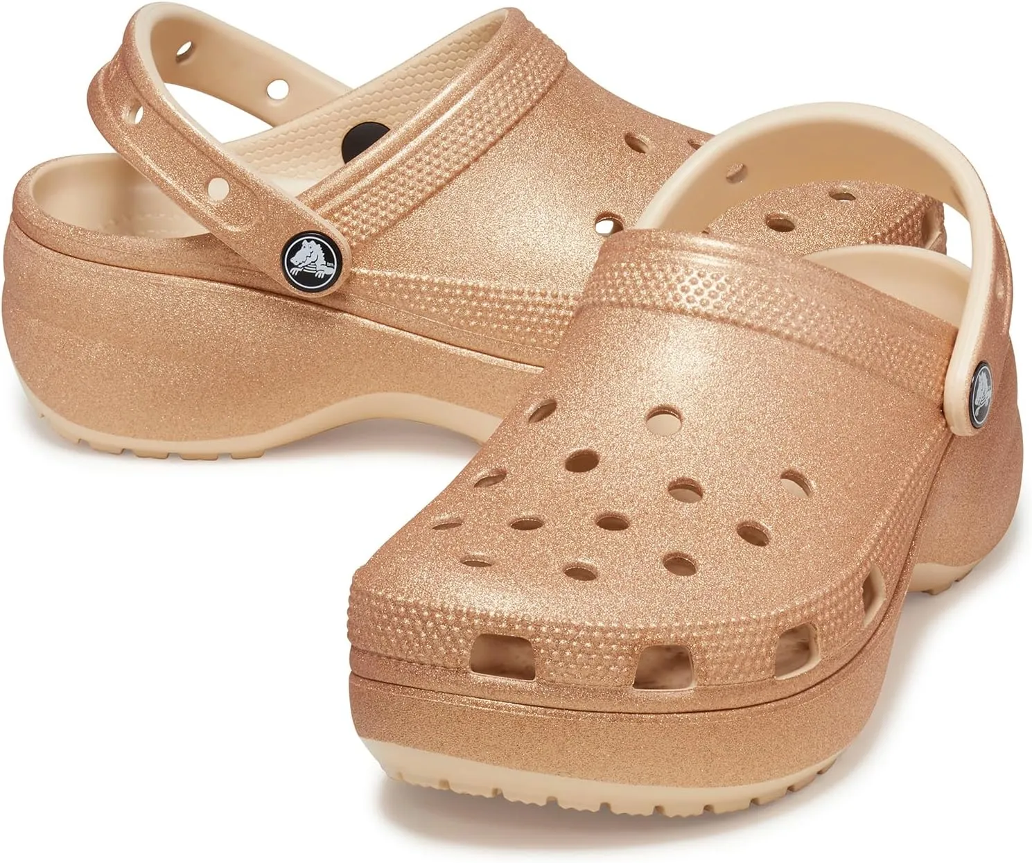 Crocs Women's Classic Platform Glitter Clog