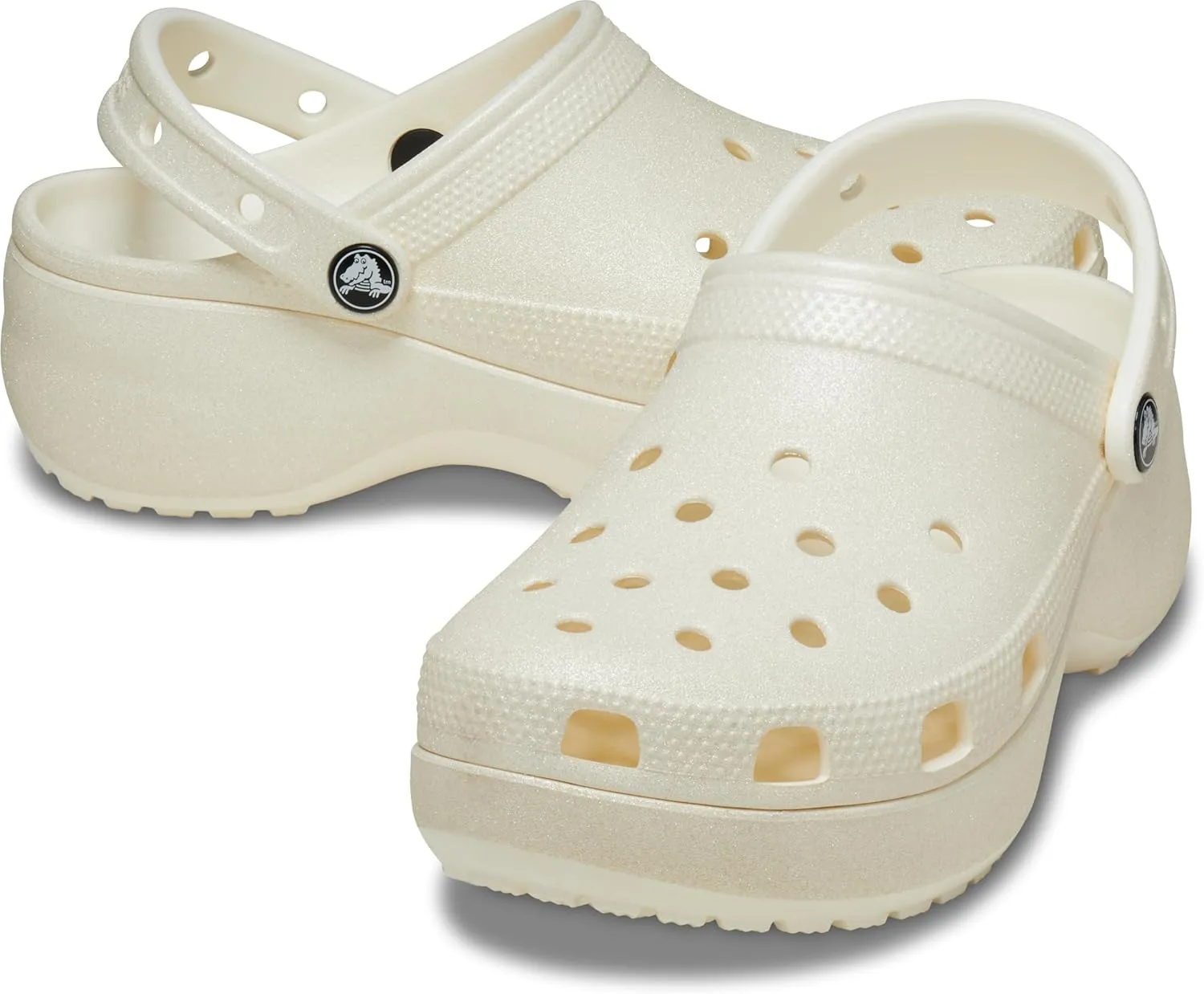 Crocs Women's Classic Platform Glitter Clog