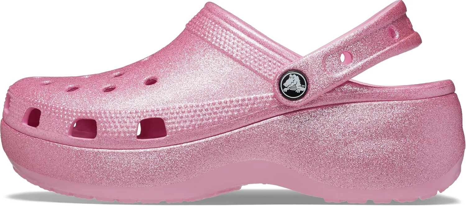 Crocs Women's Classic Platform Glitter Clog